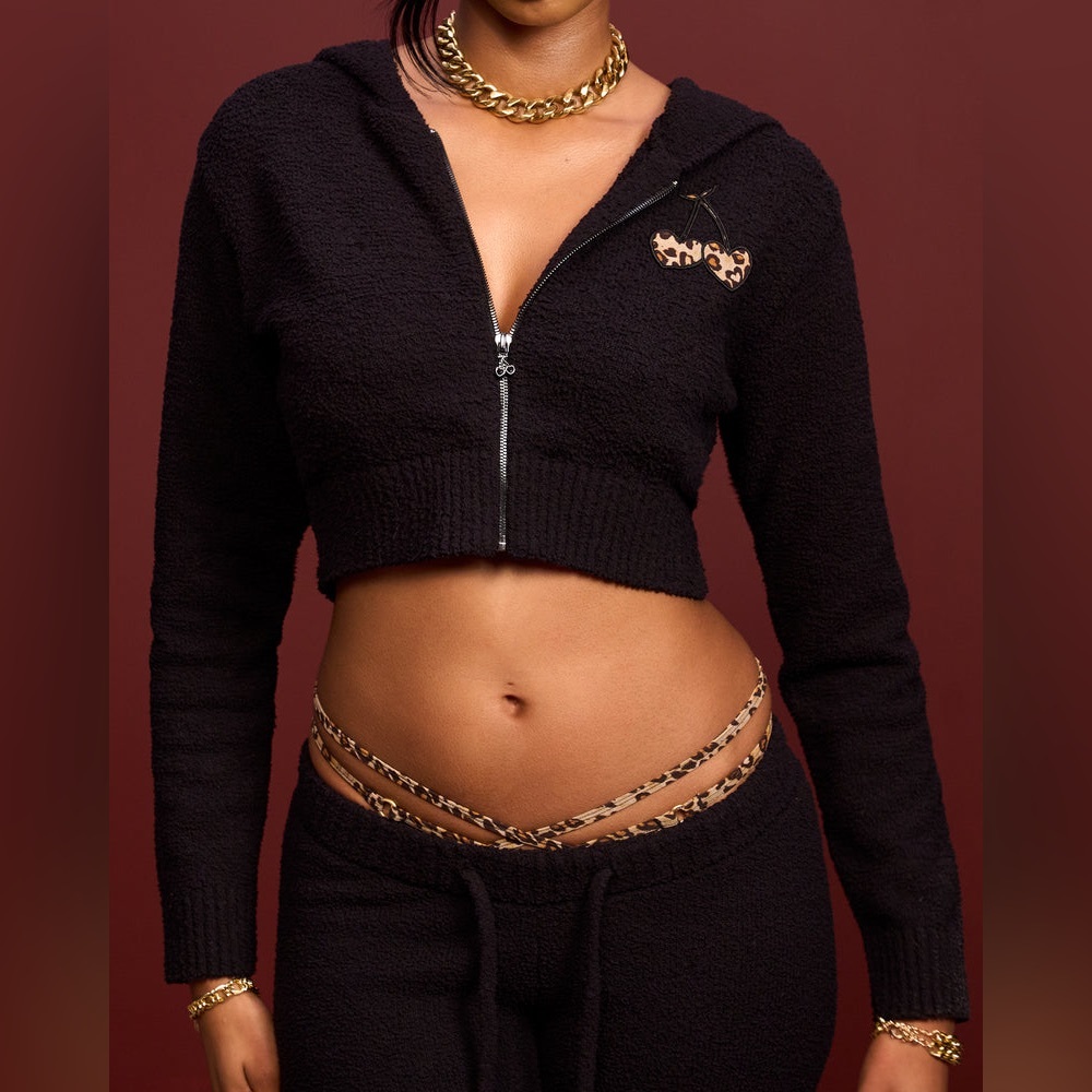 Love Kills Crop Hoodie